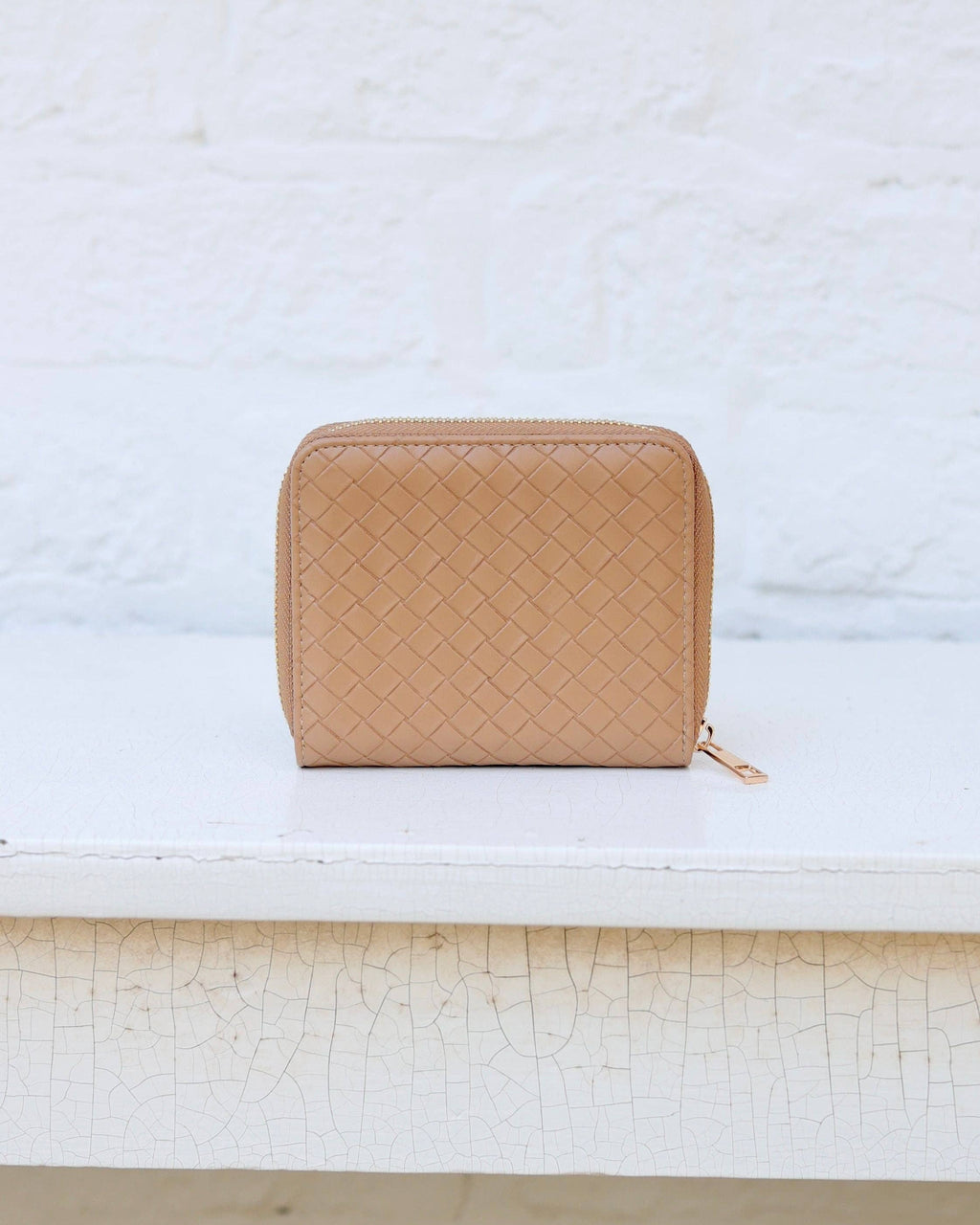 Blakely Wallet | Woven Tan
