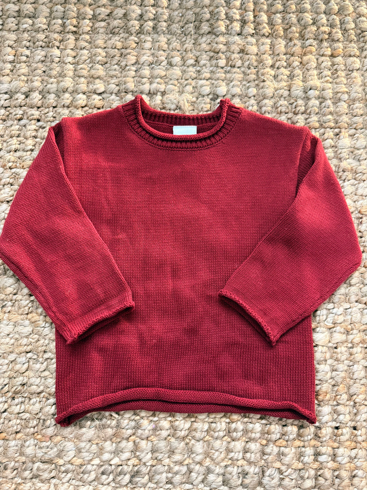 Maroon Rollneck Sweater