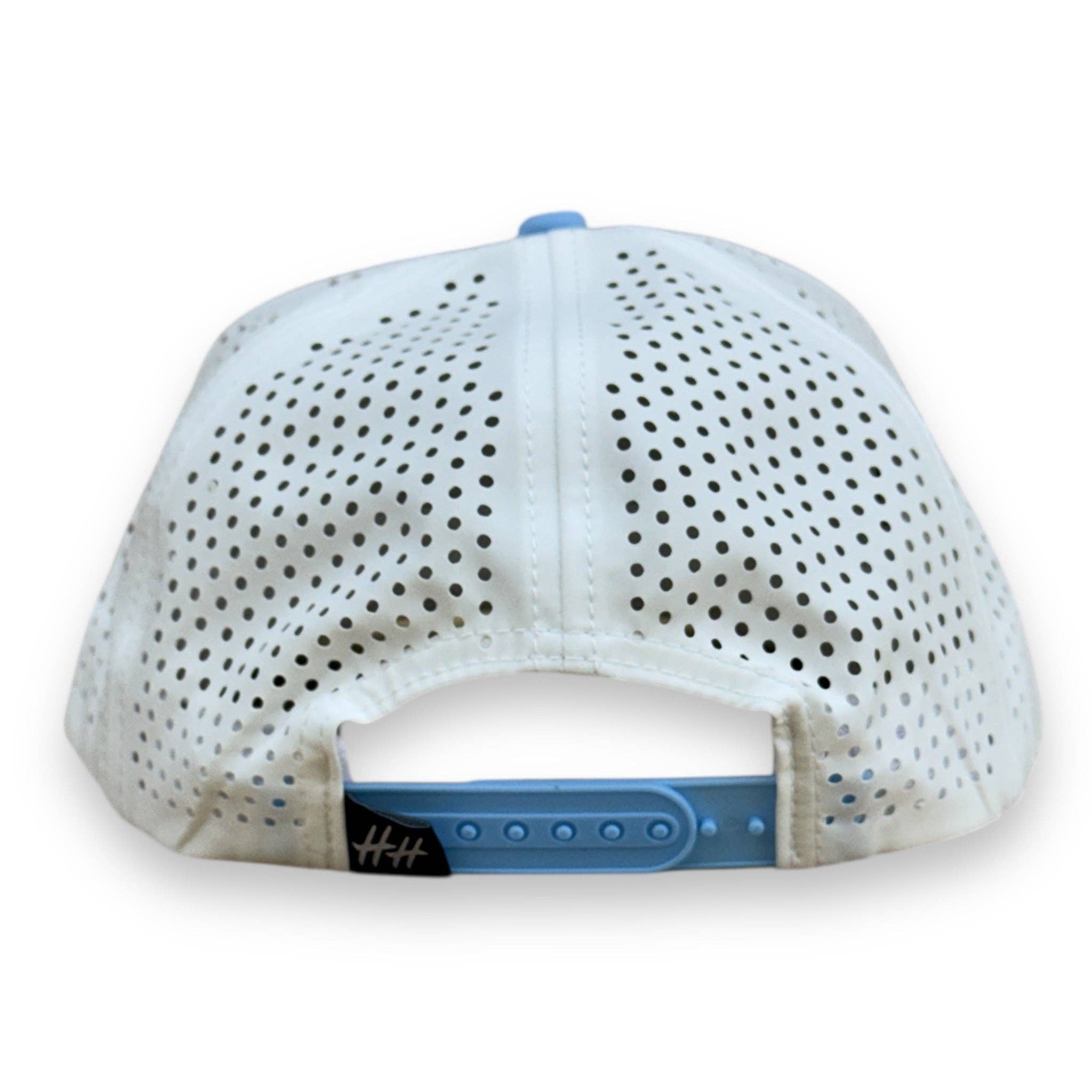 White & Blue Performance Rope Hat | Honey Hole