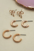 Goldie Luxe Earring Trio