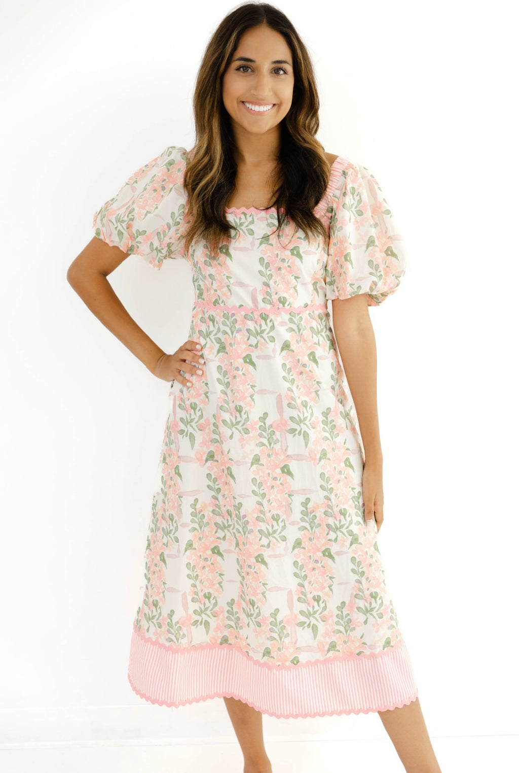 The Blooming Grace Midi Dress