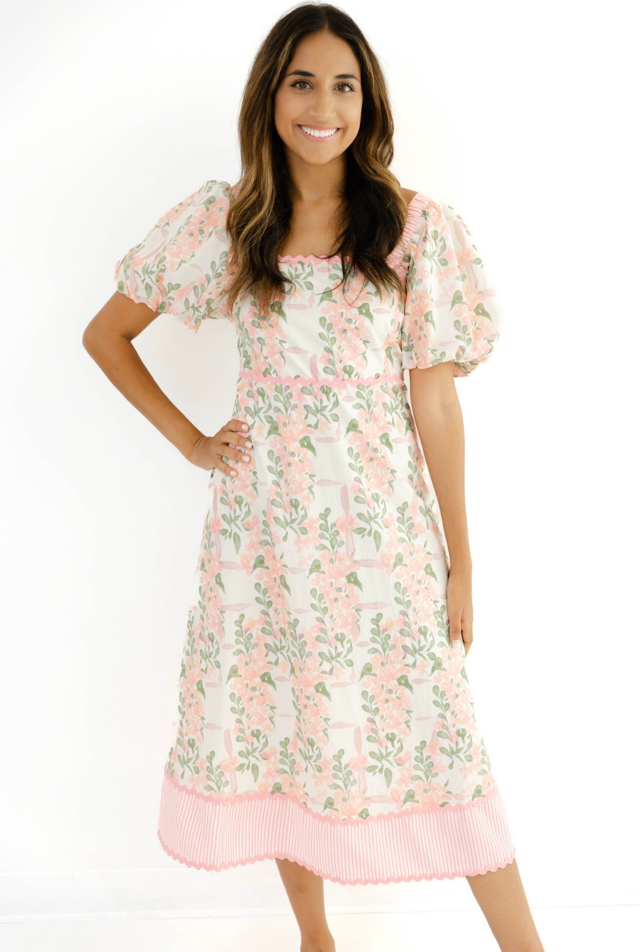 The Blooming Grace Midi Dress