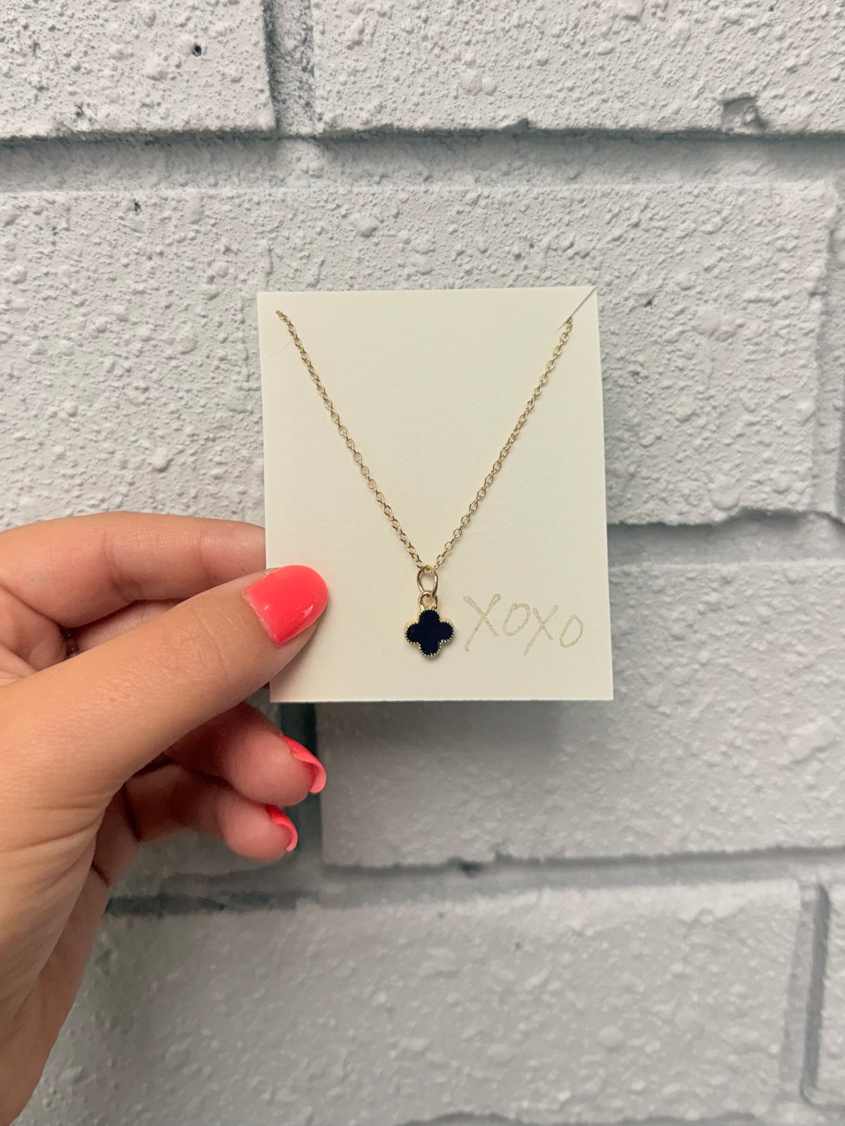Black Clover Necklace
