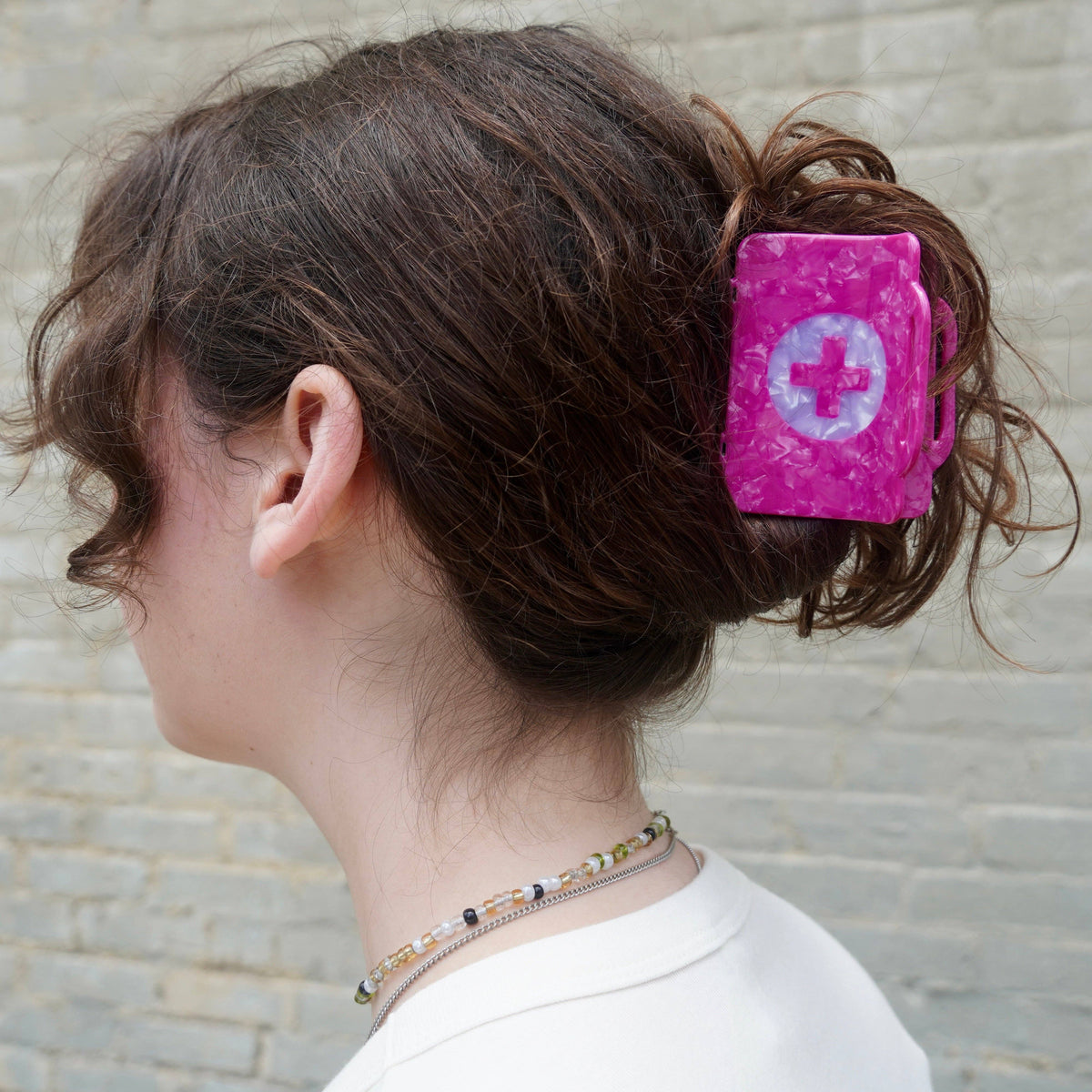 Pink First Aid Kit Hair Clip | CB