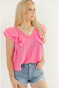 Cotton Candy Crush Top | Hot Pink