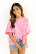 Everyday Boxy Tee | Pink