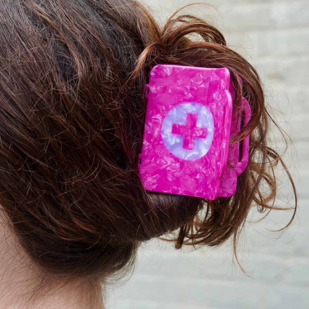 Pink First Aid Kit Hair Clip | CB