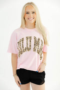 Light Pink & Leopard Tee | Lulu Mac