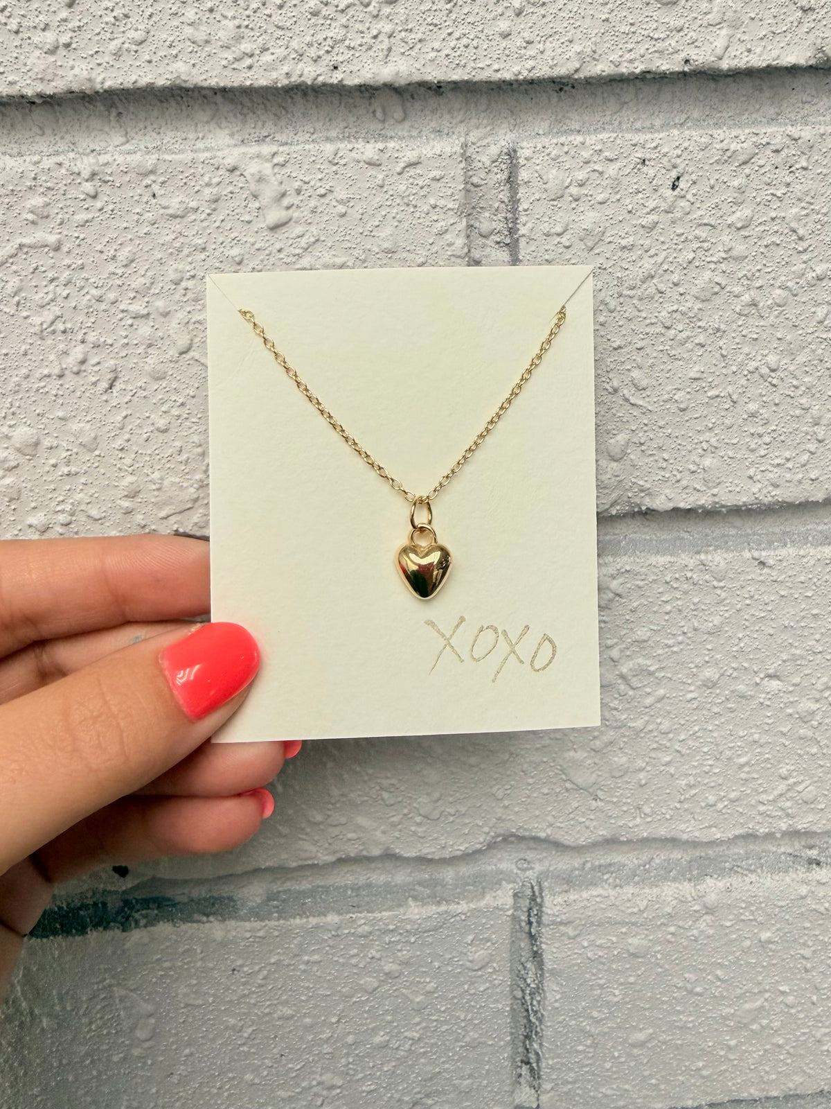 Solid Heart Necklace