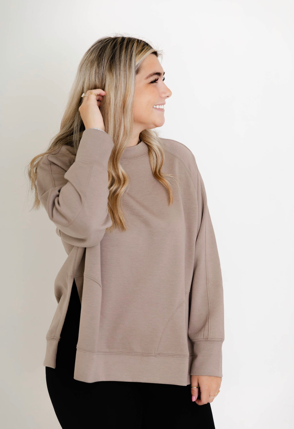 The Harper Pullover | Cocoa