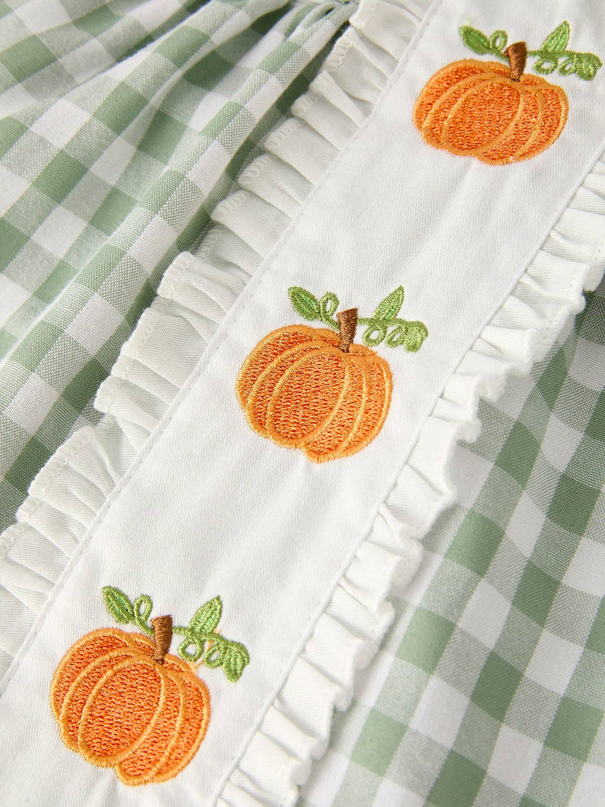 Pumpkin Patch Ruffle Bloomer Set