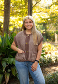 Cozy Cocoa Knit Vest