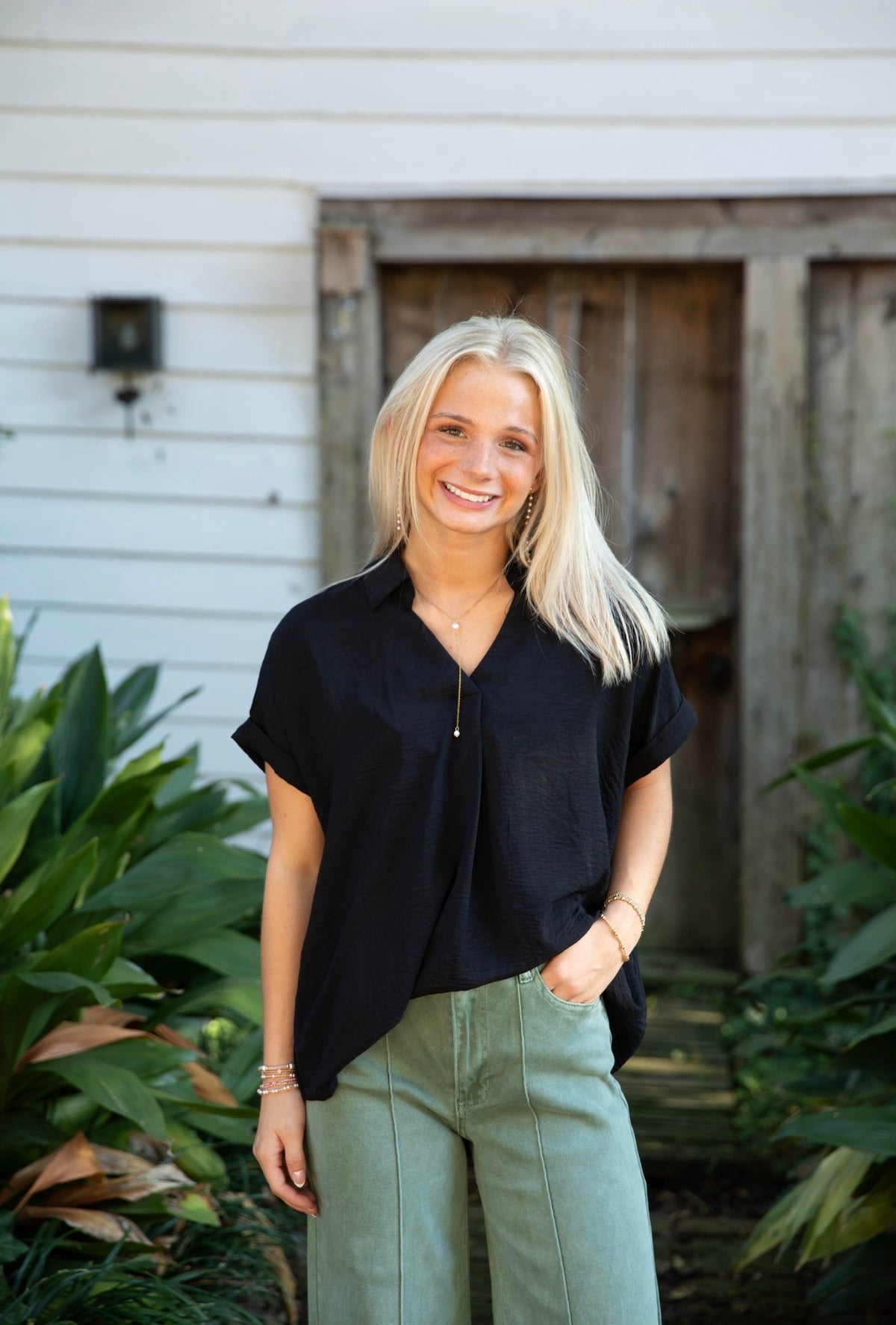 The Belle Top | Black
