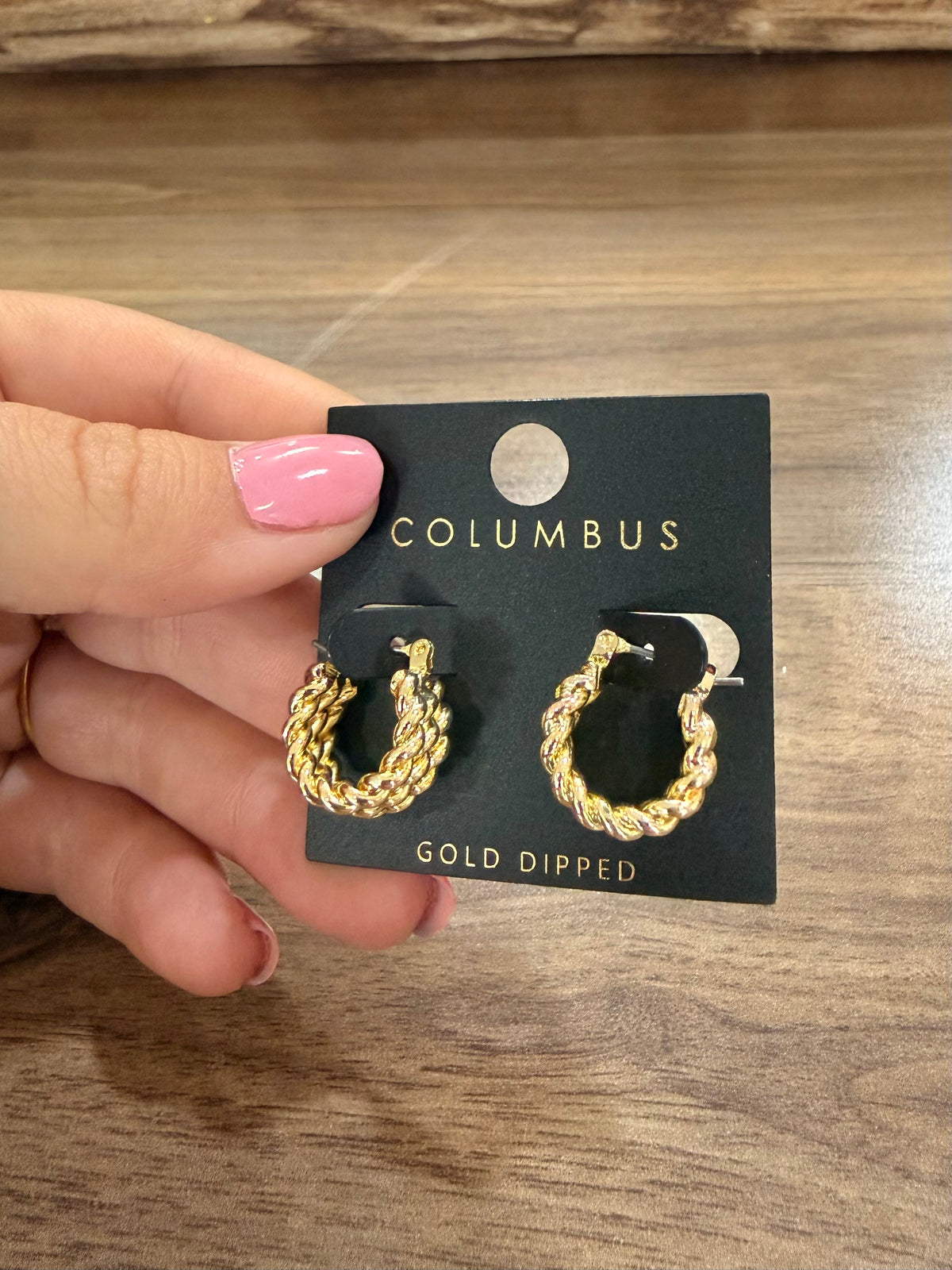 Square Braided Hoops