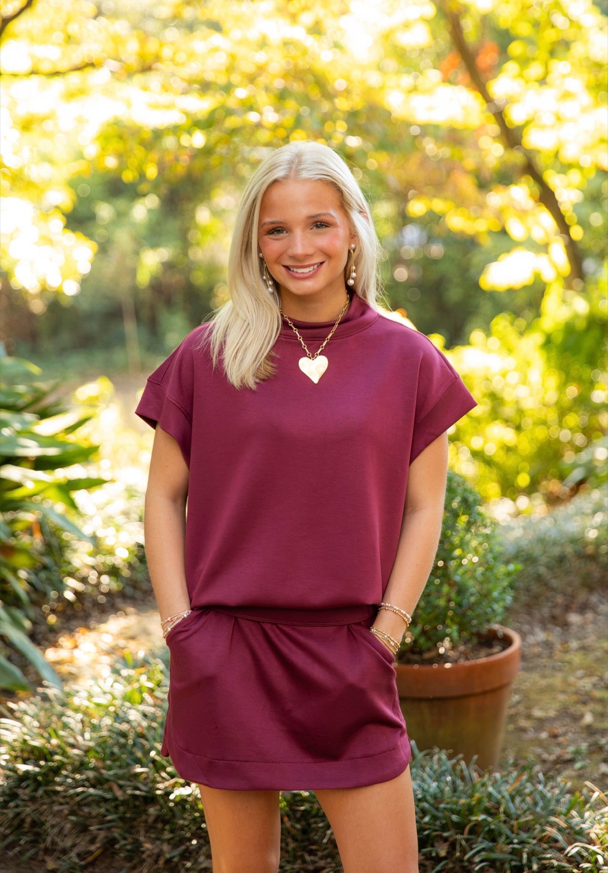 Maroon Muse Set