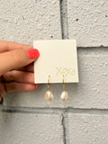 Hammered Pearl Earrings | 3