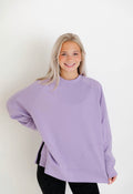 The Harper Pullover | Lavender