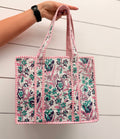 Sweet Blossom Quilted Tote | Small