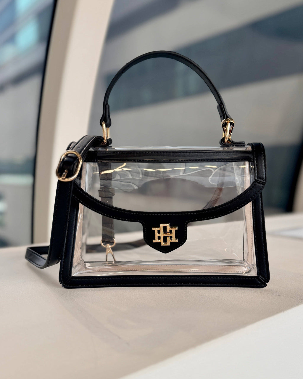 Morgan Clear Bag | Black