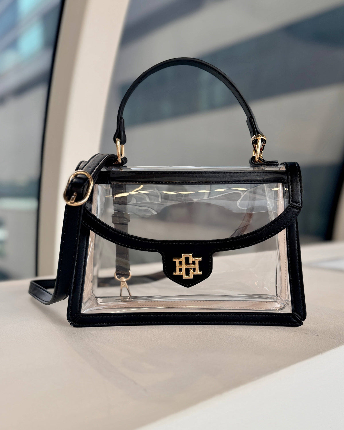 Morgan Clear Bag | Black