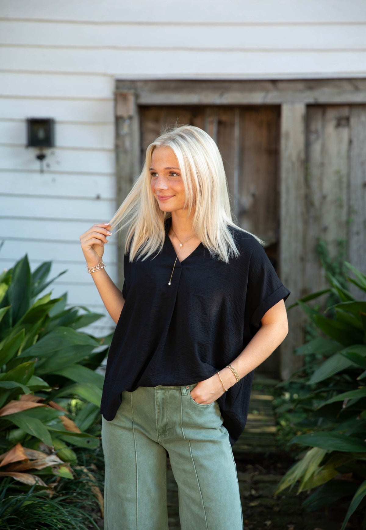 The Belle Top | Black
