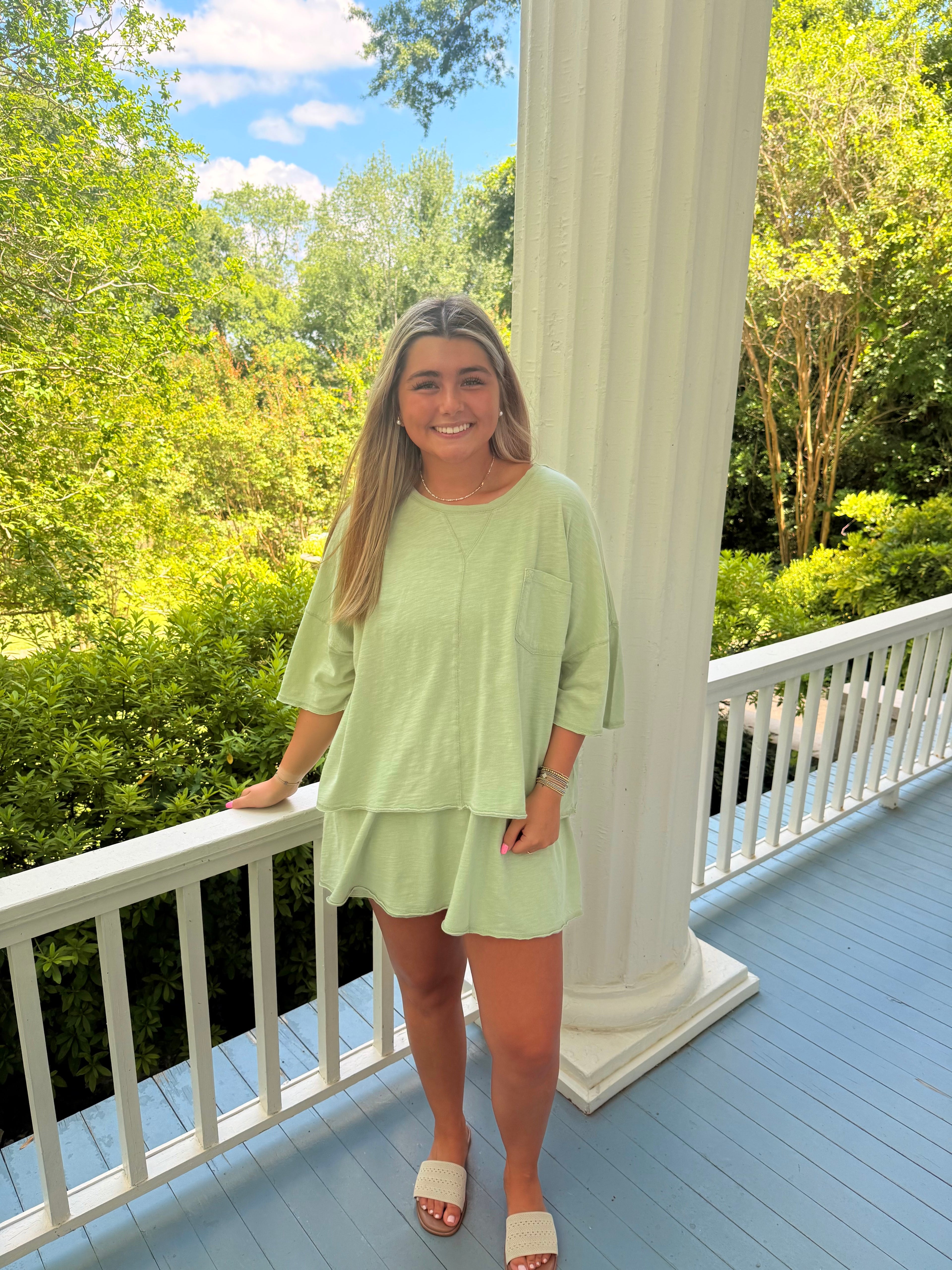 Katie Skort Set | Olive