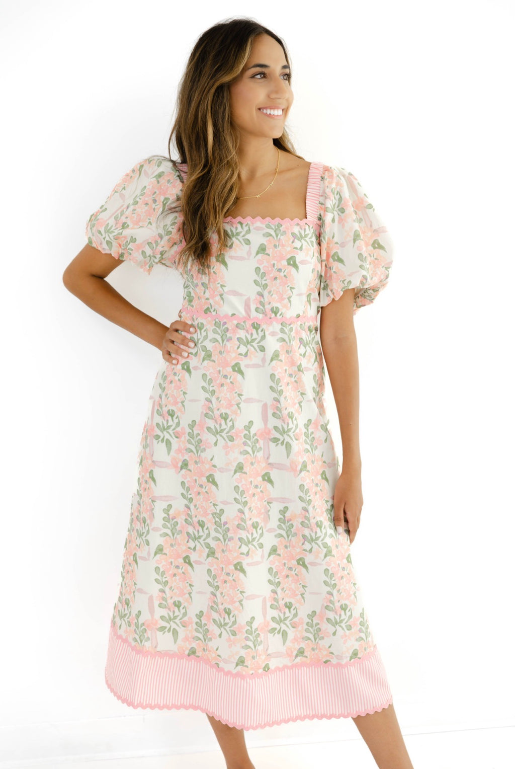 The Blooming Grace Midi Dress