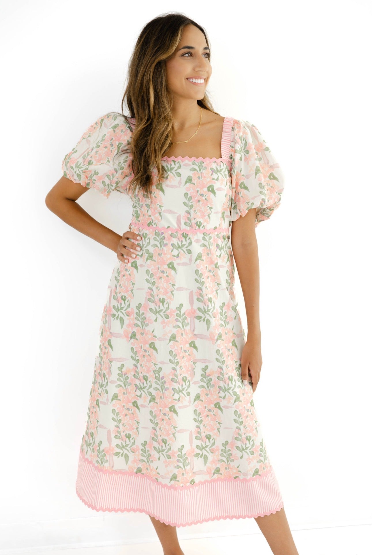 The Blooming Grace Midi Dress