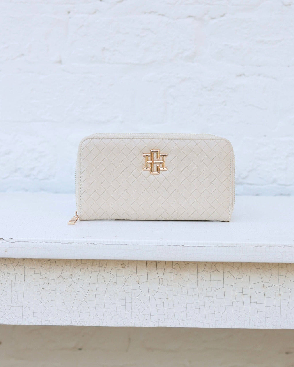 Penelope Wallet | Woven Almond