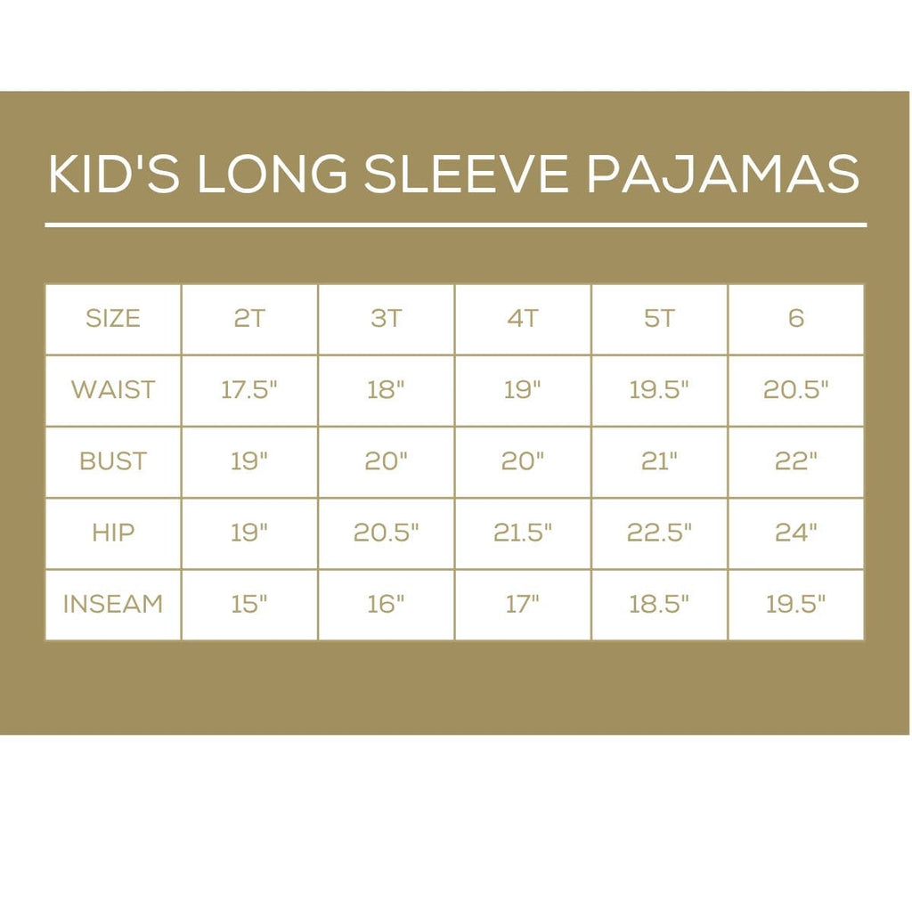 Kid's Bulldog Long Sleeve PJs