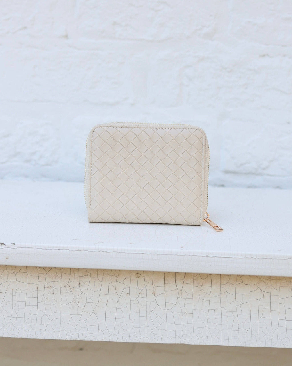 Blakely Wallet | Woven Almond