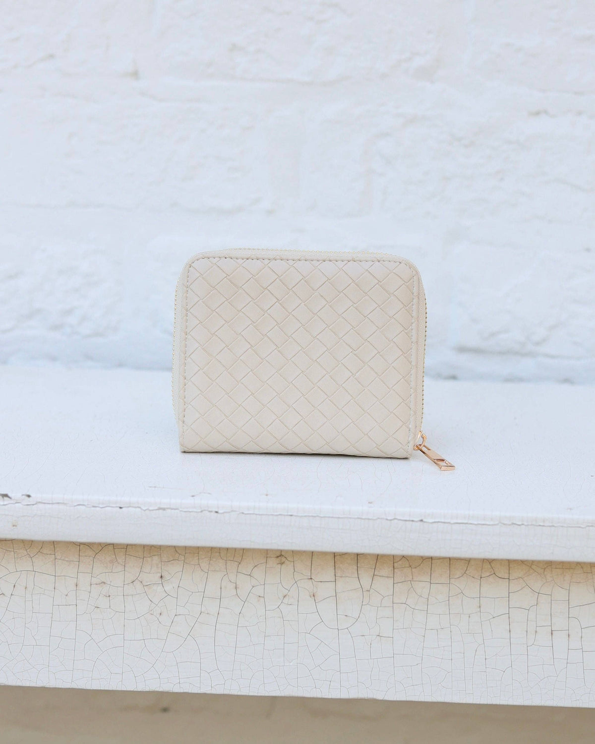 Blakely Wallet | Woven Almond
