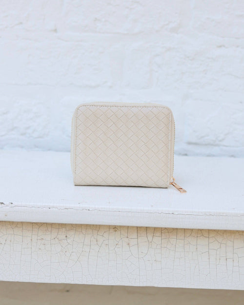 Blakely Wallet | Woven Almond