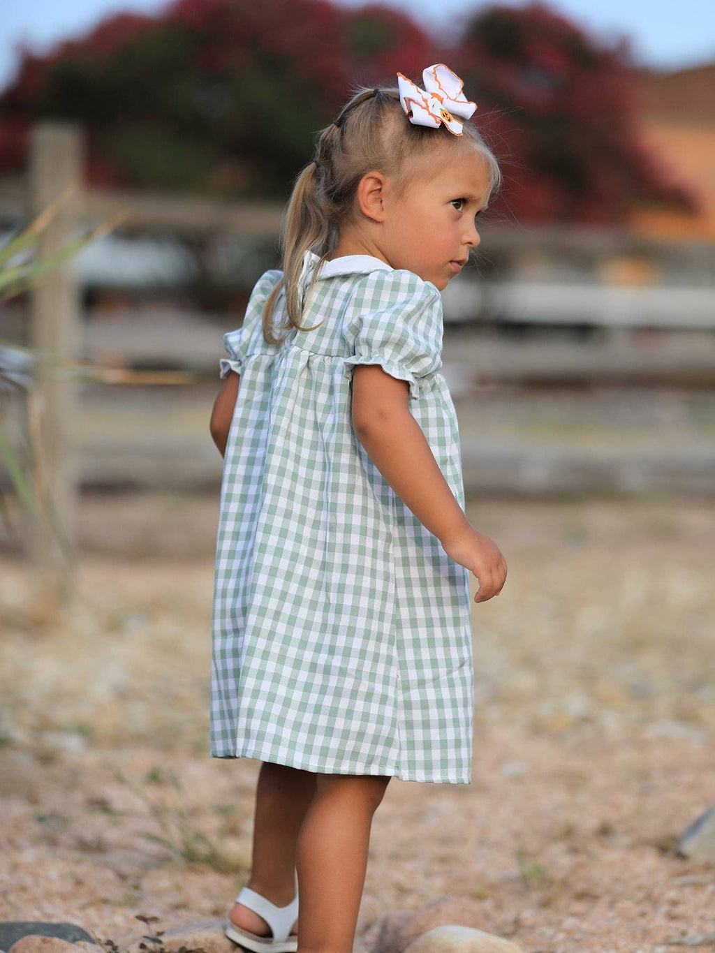 Pumpkin Patch Ruffle Dress