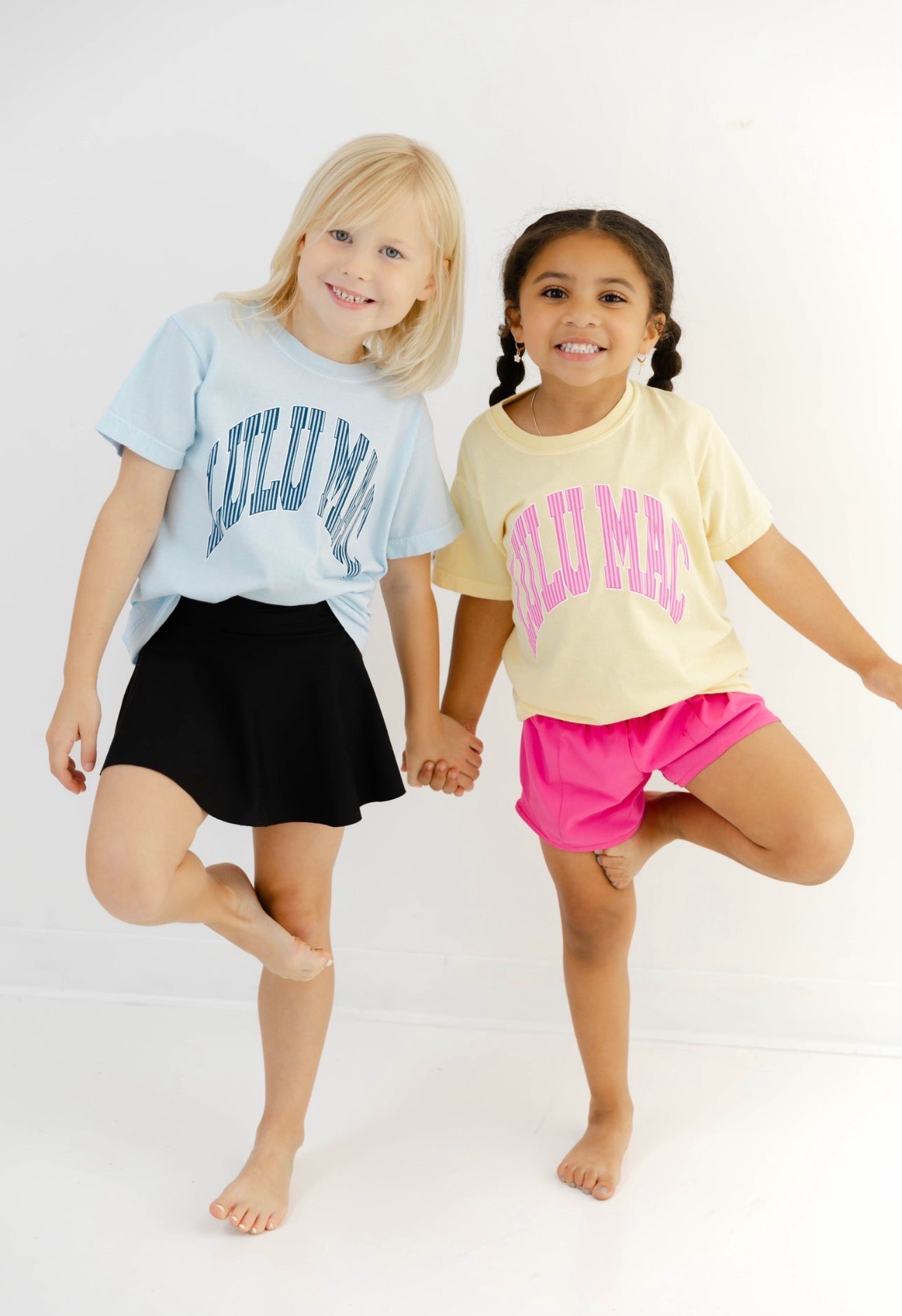 Youth Butter & Pink Stripe Tee | Lulu Mac