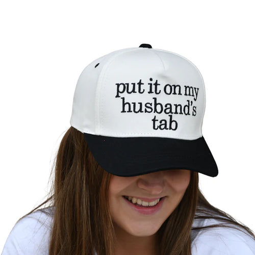 Black Put It On My Husband’s Tab Hat | Lulu Mac