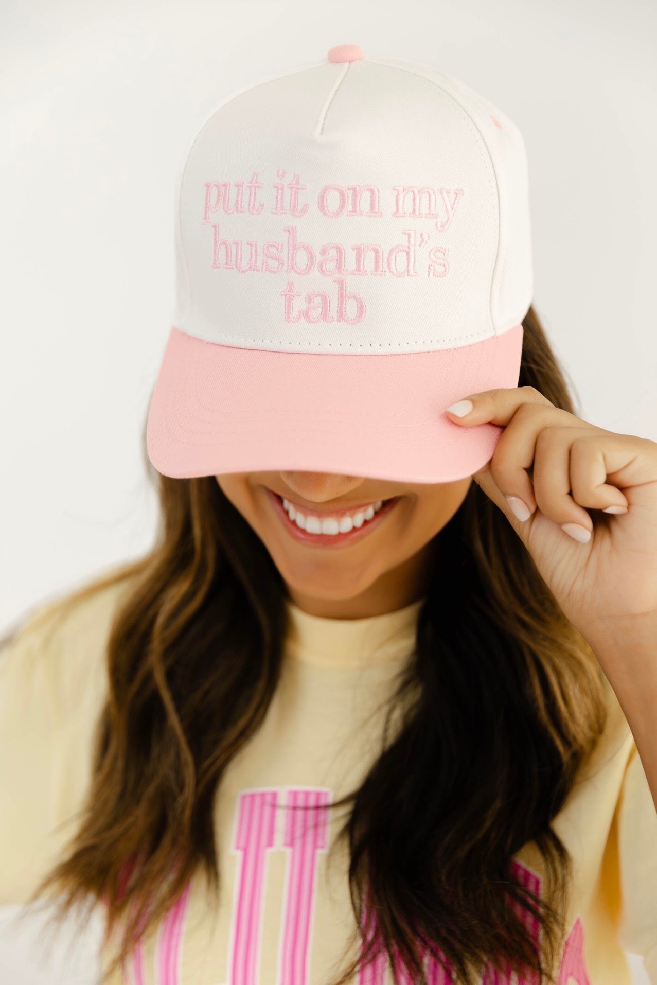 Pink Put It On My Husband’s Tab Hat | Lulu Mac