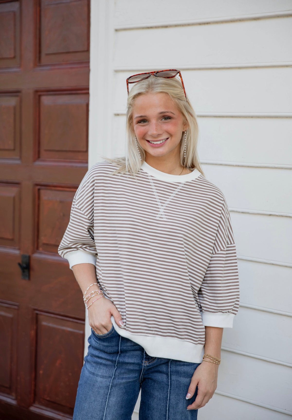 The Macy Mocha Top