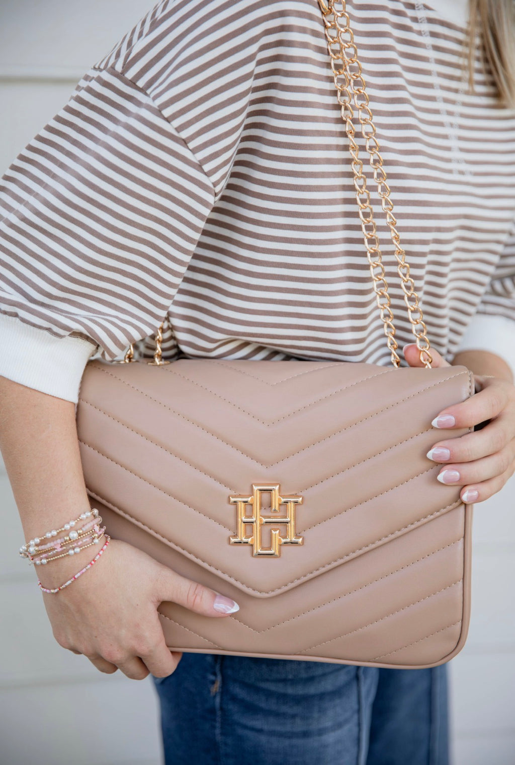 Mia Crossbody Bag | Latte