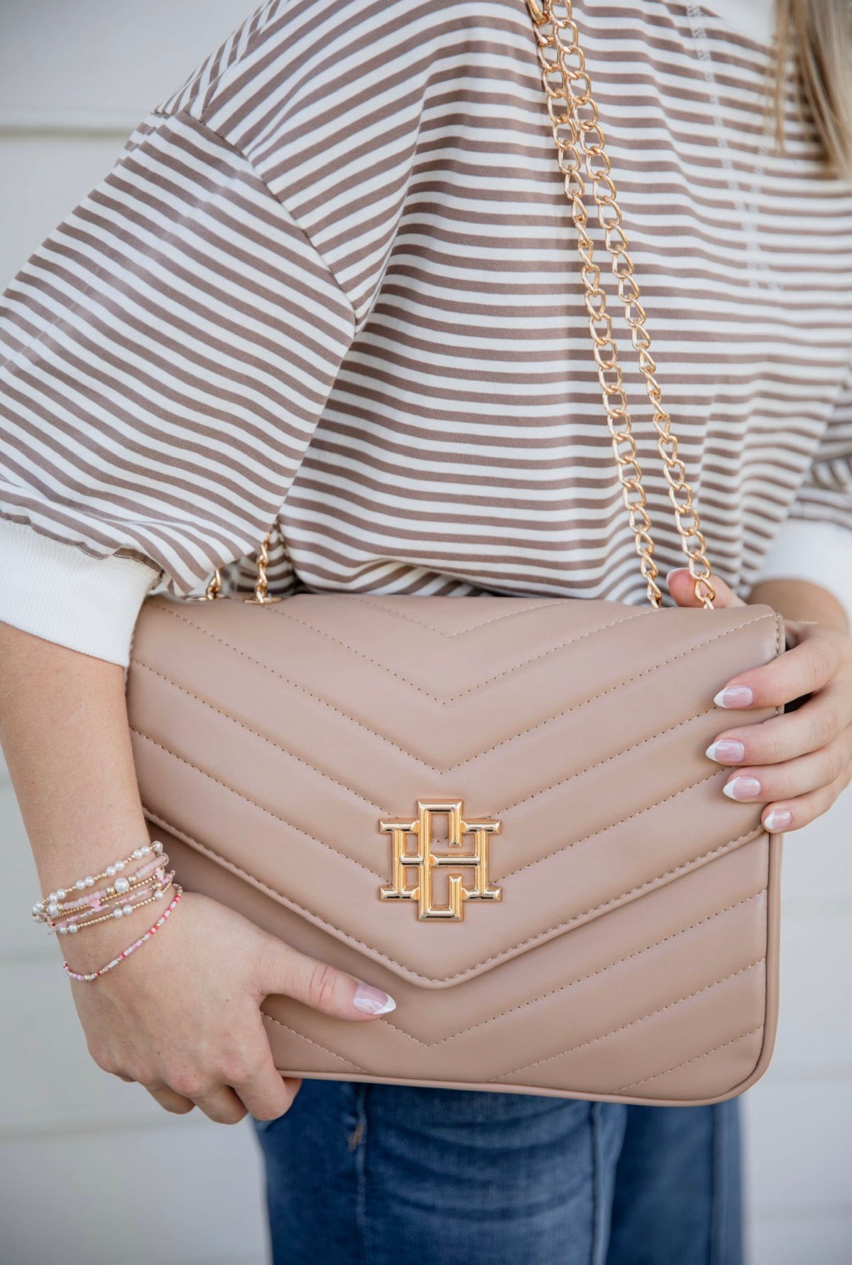 Mia Crossbody Bag | Latte
