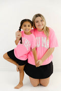 Youth Hot Pink & Camo Tee | Lulu Mac
