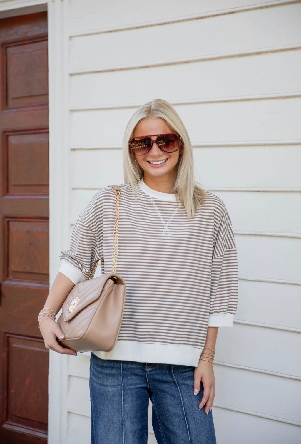 The Macy Mocha Top