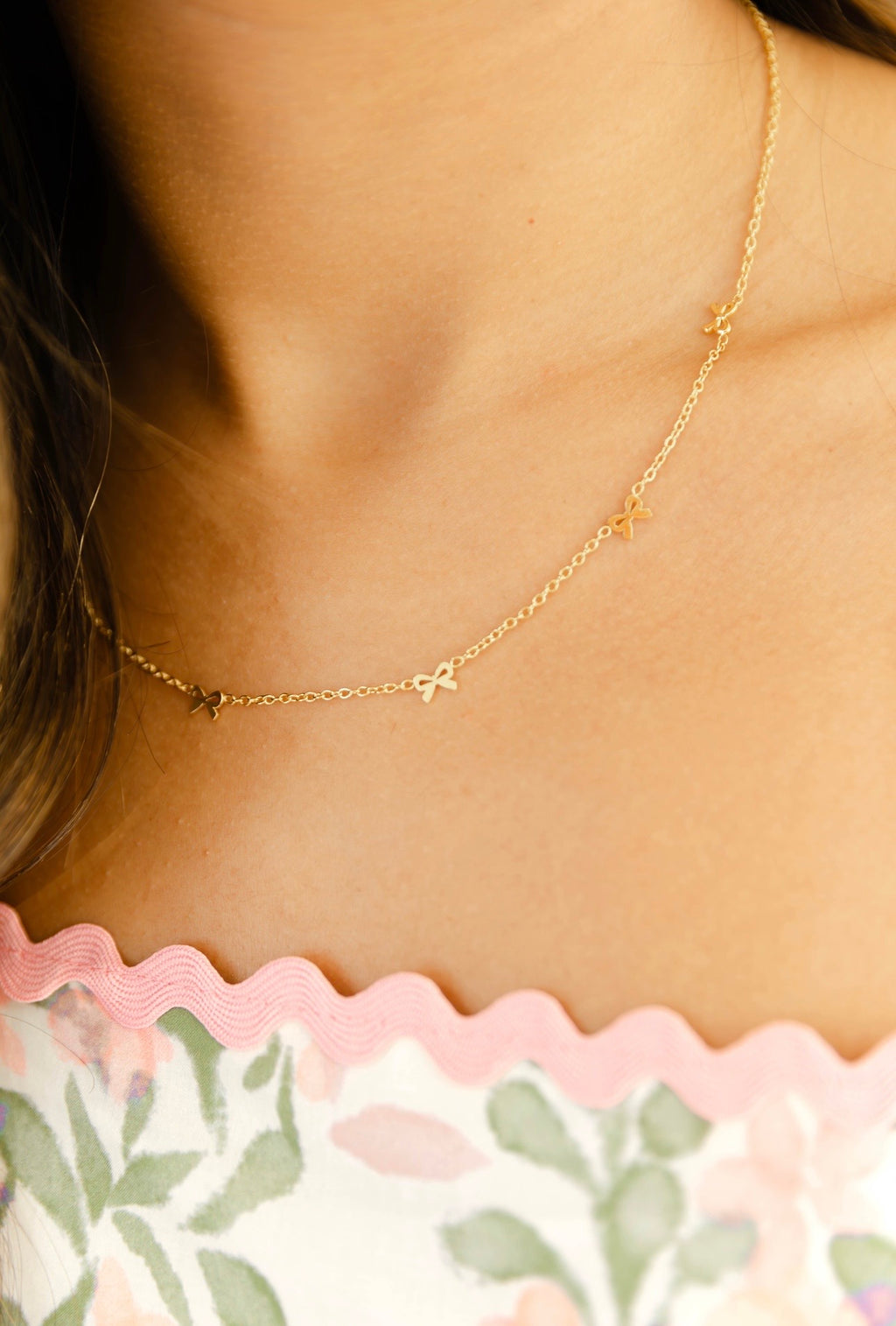 Coquette Cutie Bow Necklace