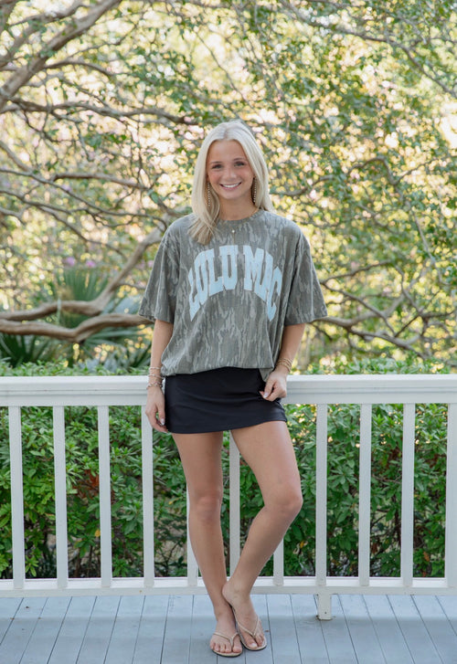 Blue Mossy Oak x Lulu Mac Tee