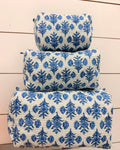 Bluebell Bloom Makeup Bags | 3 Sizes