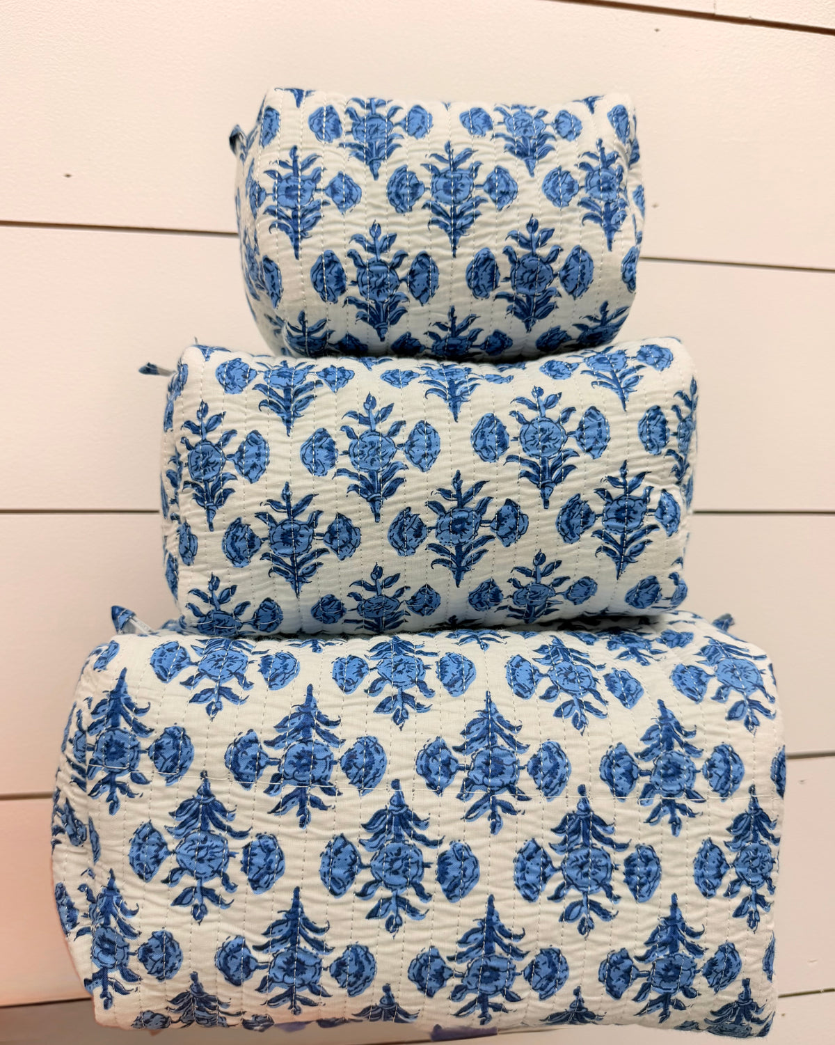 Bluebell Bloom Makeup Bags | 3 Sizes
