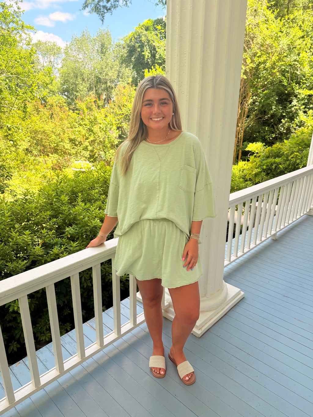 Katie Skort Set | Olive