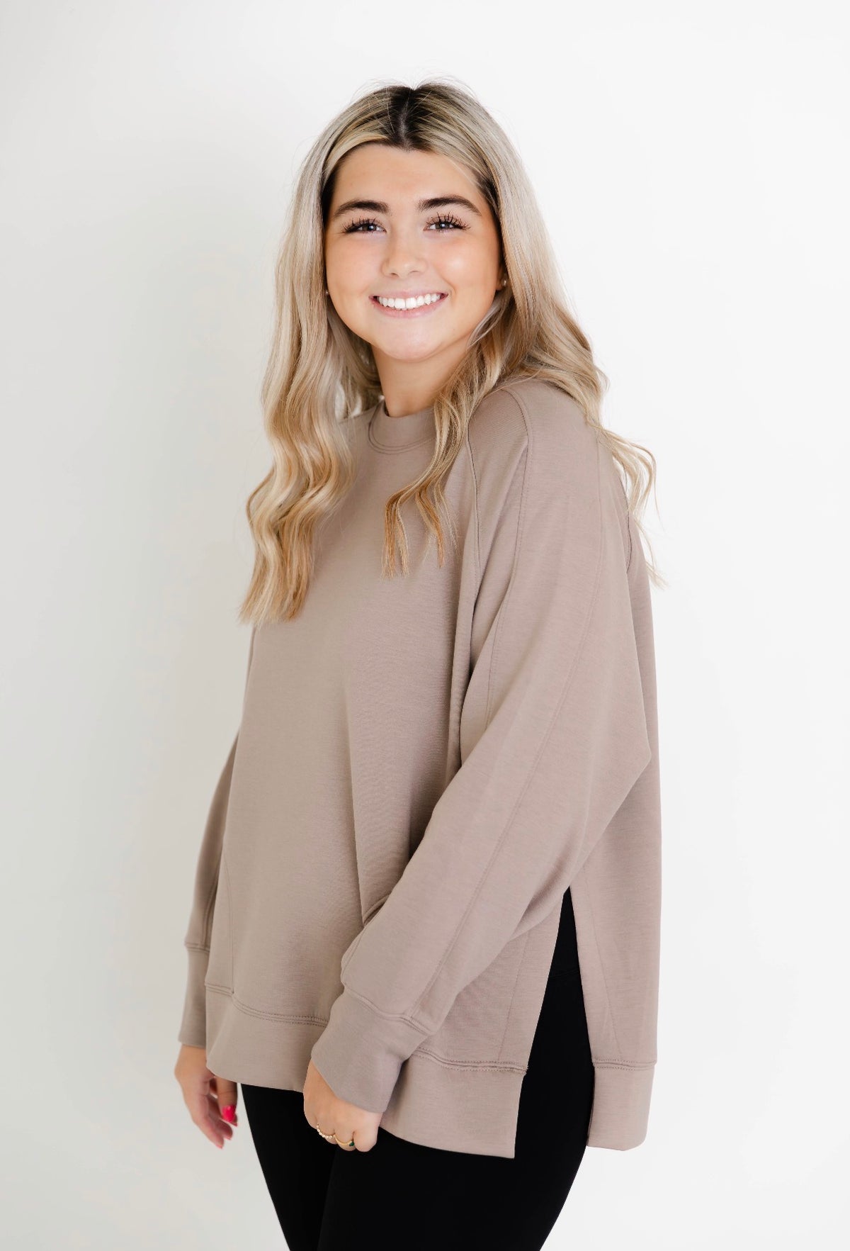 The Harper Pullover | Cocoa