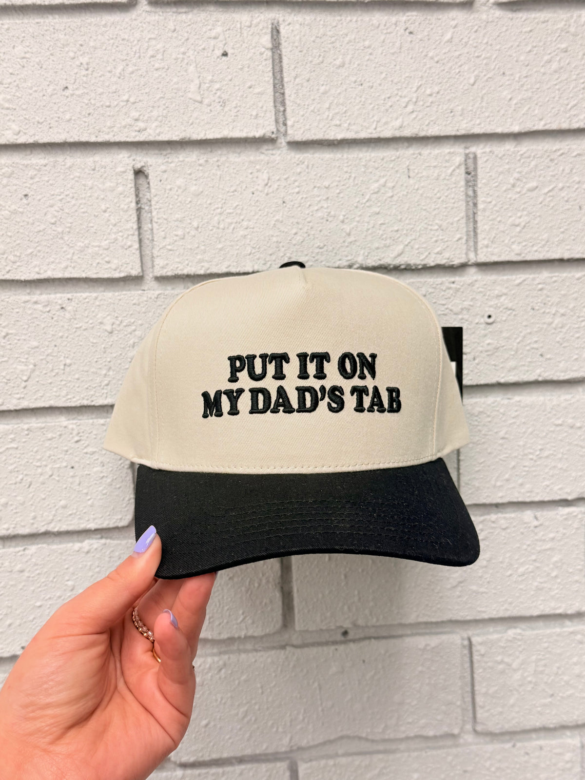 Put It On My Dad’s Tab | Black