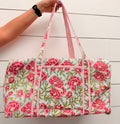 Petal Patchwork Quilted Duffel